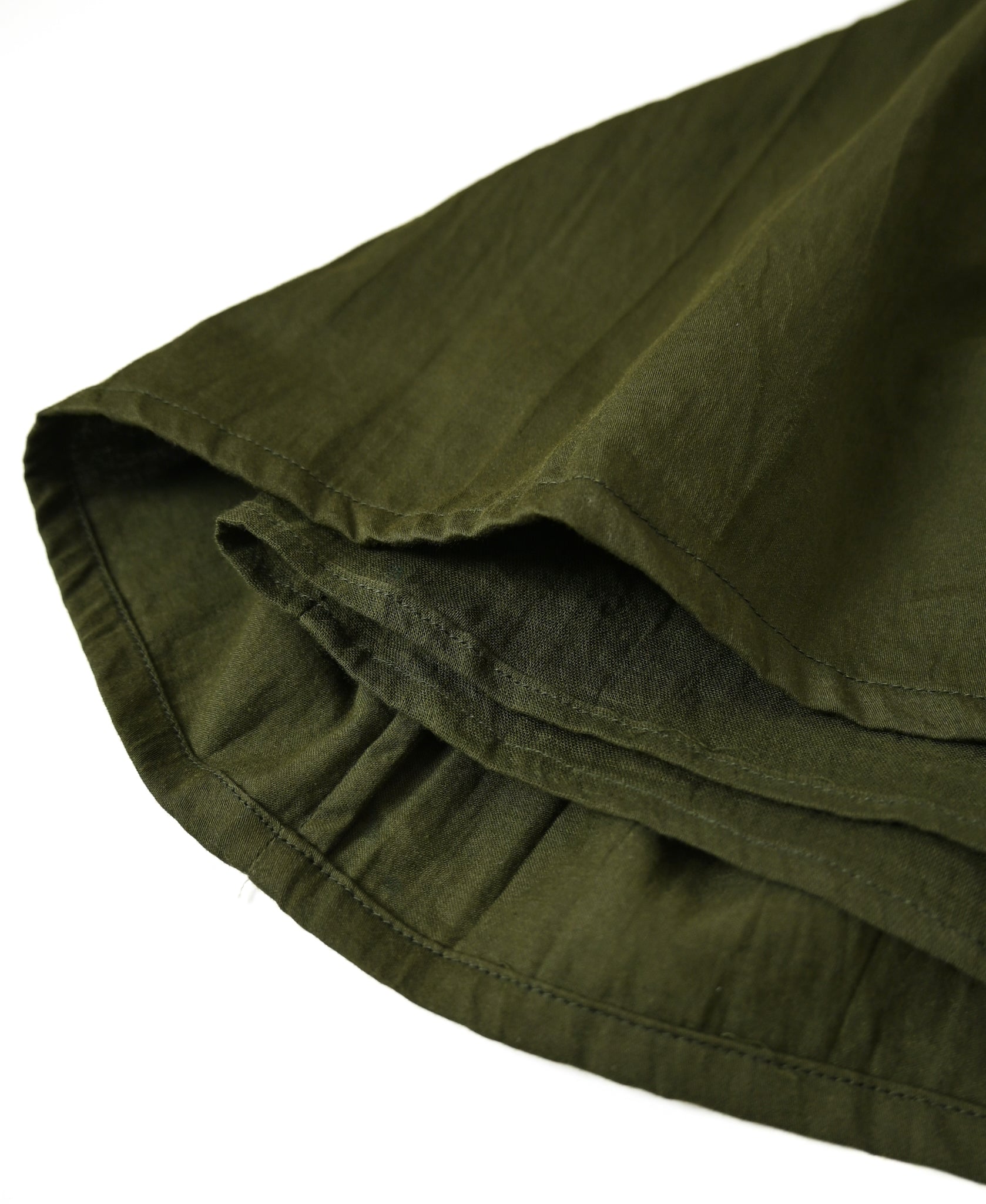 NSL26564 COTTON SATIN PLAIN TIERED GATHER SKIRT