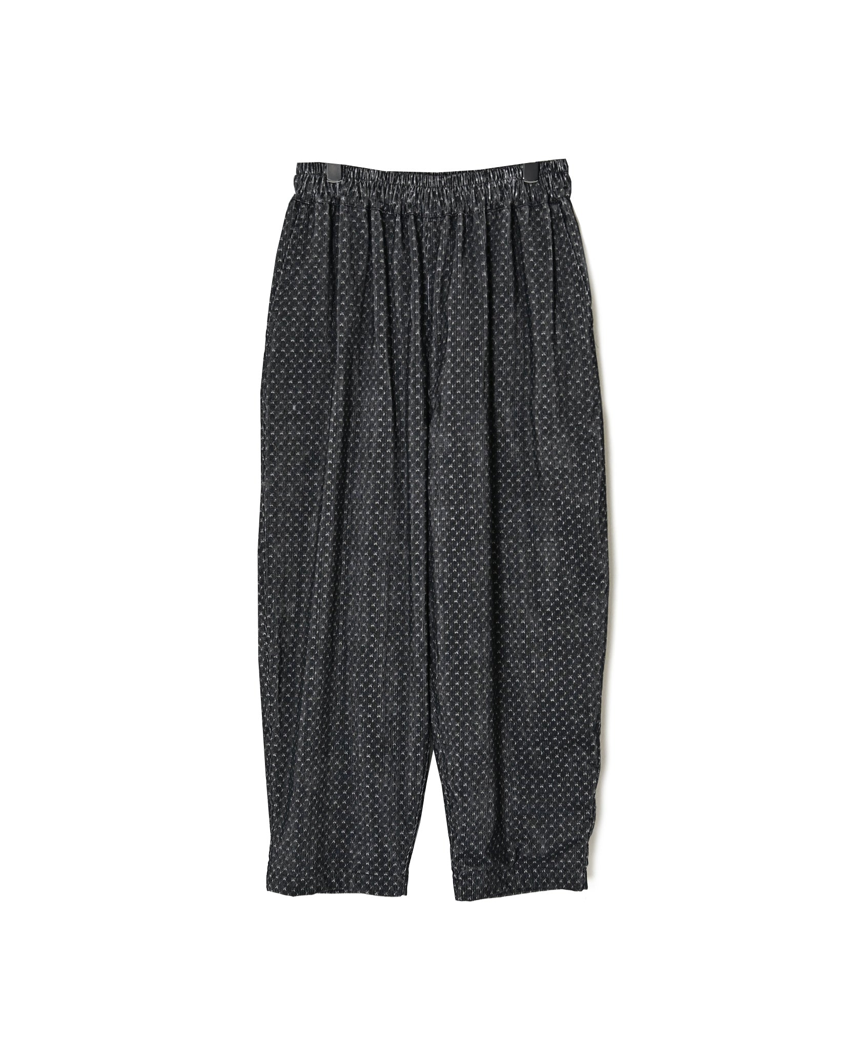 NSL26584 MINI CORDUROY CROSSHATCH PRINT EASY PANTS