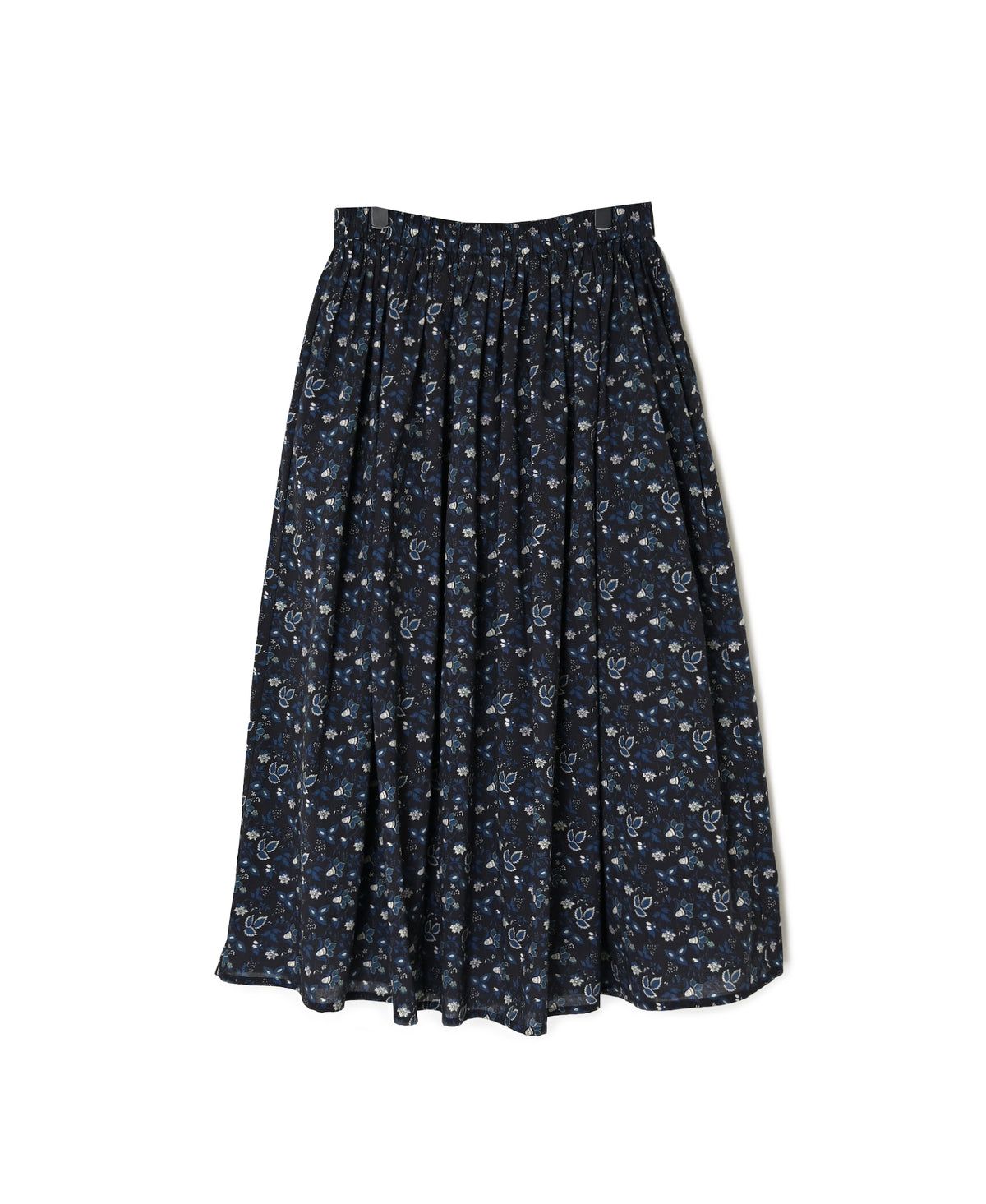 NSL26595 60s COTTON CAMBRIC FLOWER PRINT GATHERED SKIRT