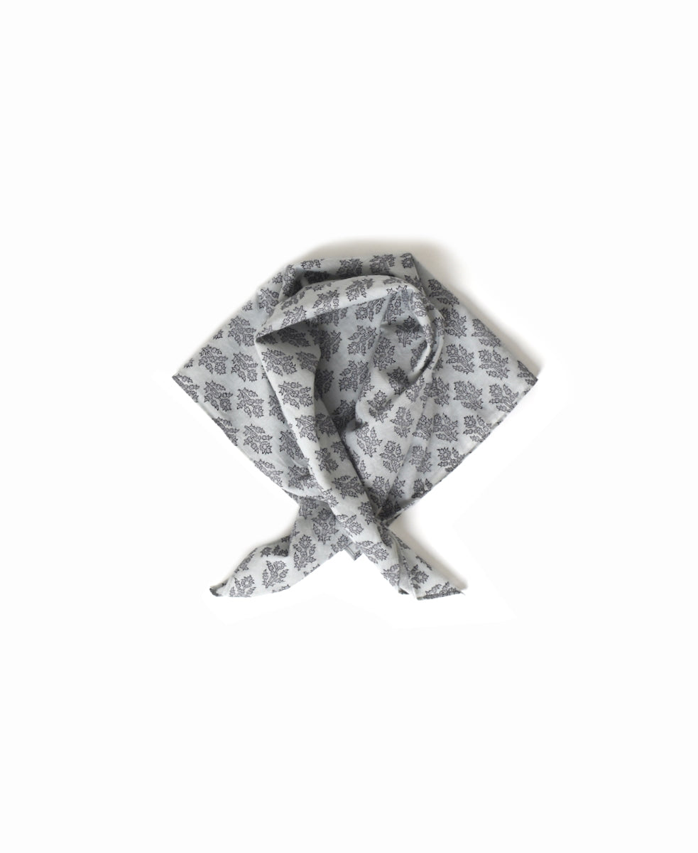ZMD0408 BLOCK PRINT SCARF 60×60㎝